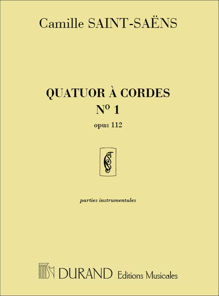 Quatuor N 1 Op 112 - Matériel